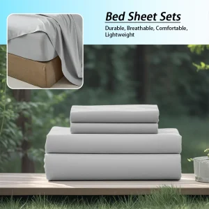 3/4Pcs Soft Solid Color Fashionable Home Bedding Set